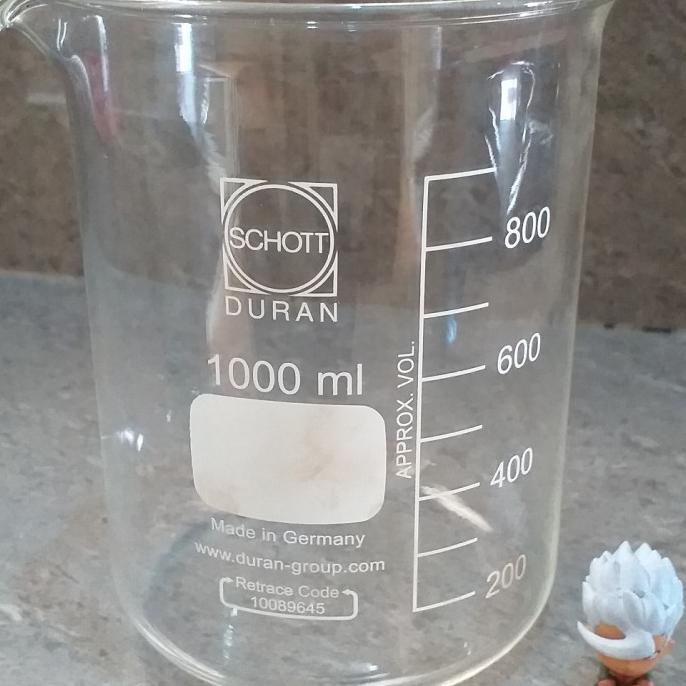 Jual Gelas Beaker Beaker Glass Gelas Beker Duran 1000 Ml 1 Liter Shopee Indonesia 9356