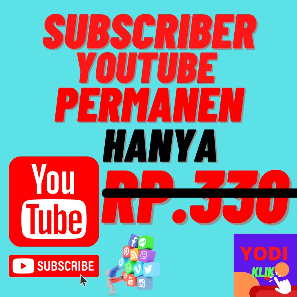 Jual Subscriber Youtube Permanen Bergaransi High Quality Bagus Aman ...