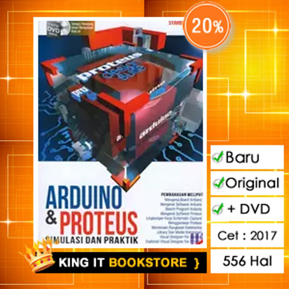 Jual Buku ARDUINO PROTEUS SIMULASI DAN PRAKTIK DVD syahban rangkuti ...