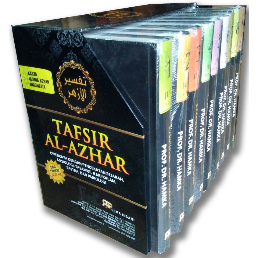 Jual Buku Kitab Tafsir Al Azhar Buya Hamka 9 Jilid Gema Insani Press