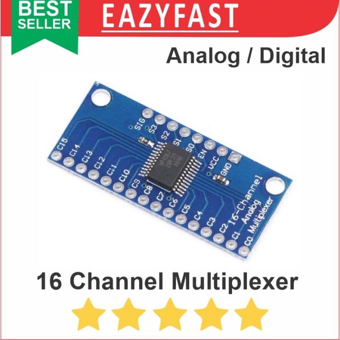 Jual CD74HC4067 16 Channel Analog Digital Multiplexer Multiplekser ...