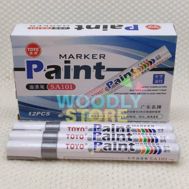 Jual TOYO SPIDOL BAN SILVER SPIDOL CAT SPIDOL MARKER PAINT | Shopee ...