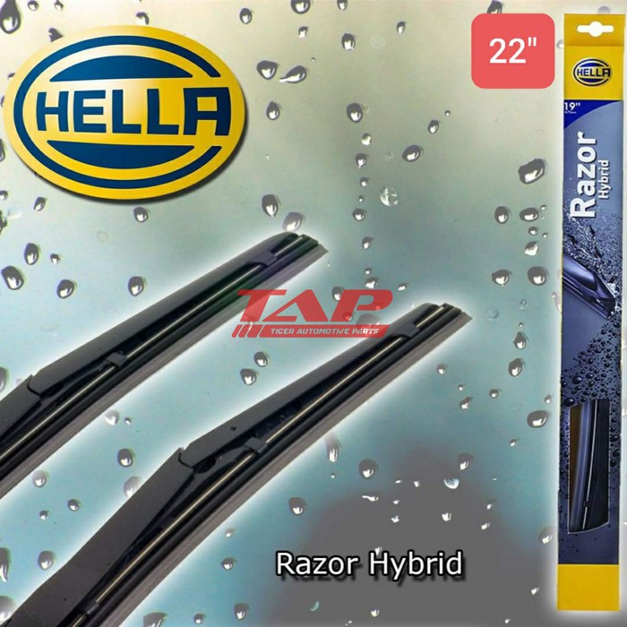 Jual WIPER BLADE HELLA RAZOR HYBRID 22" INCHI ORIGINAL | Shopee Indonesia