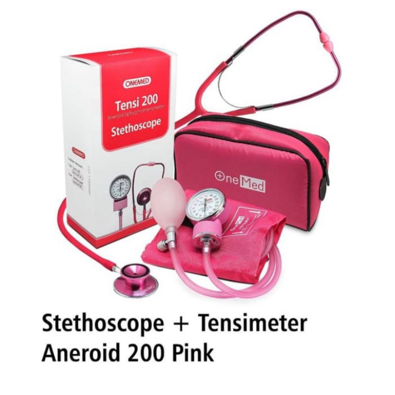 Jual Alat Tensi Aneroid Stethoscope Onemed Tensimeter Shopee Indonesia