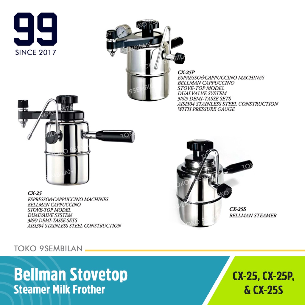 Bellman Espresso Steamer Cx25p Manual Bellman CX-25 Stovetop