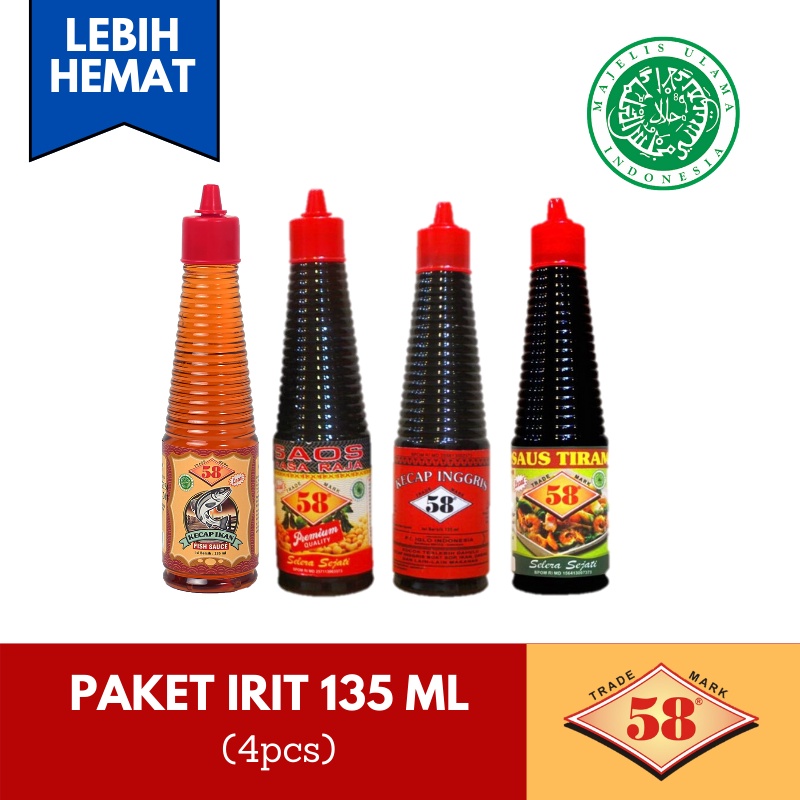 Jual BUNDLING IRIT 135ML (KECAP INGGRIS, RASA RAJA, KECAP IKAN, SAUS ...