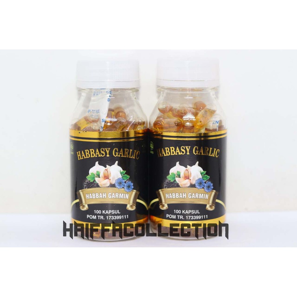 Jual HABBAH GARMIN HABBASYI GARLIC HABBATUSSAUDA PLUS GARLIC OIL 100 ...
