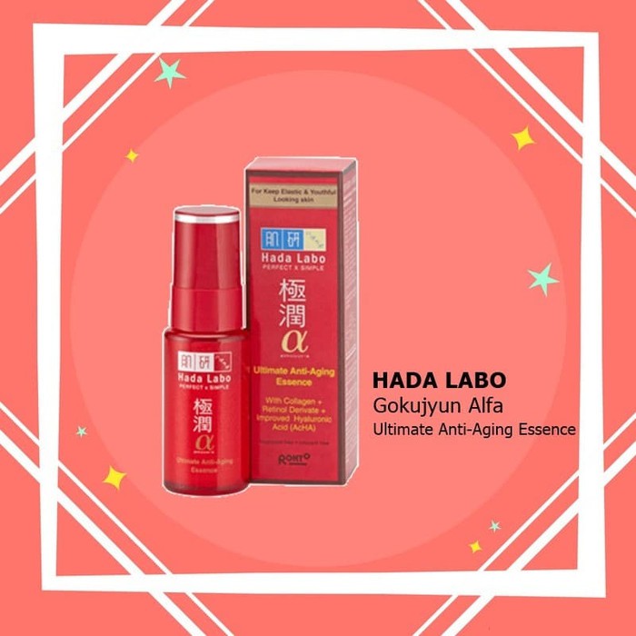 Jual Hada Labo Gokujyun Ultimate Anti Aging Essence 30g Hada Labo ...