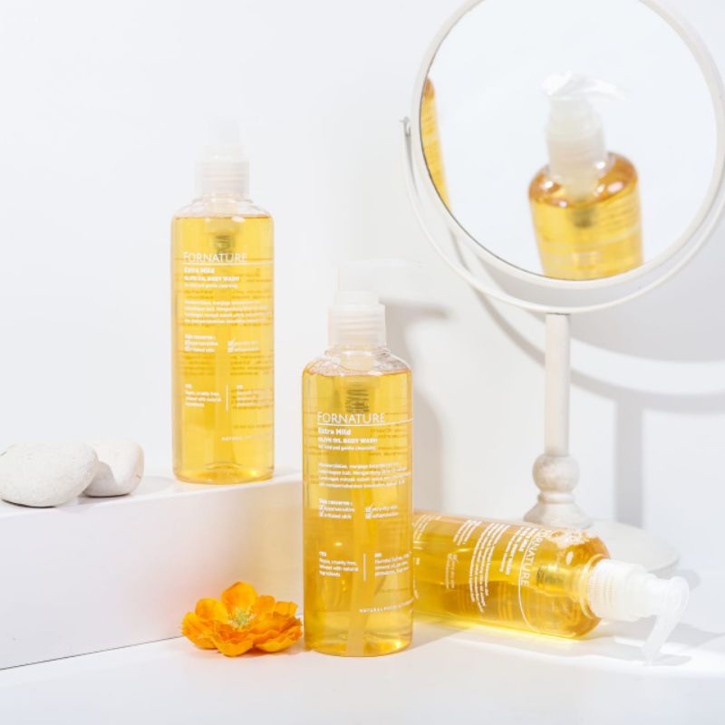 Jual FORNATURE Extra Mild Olive Oil Body Wash Sabun mandi (for All Skin