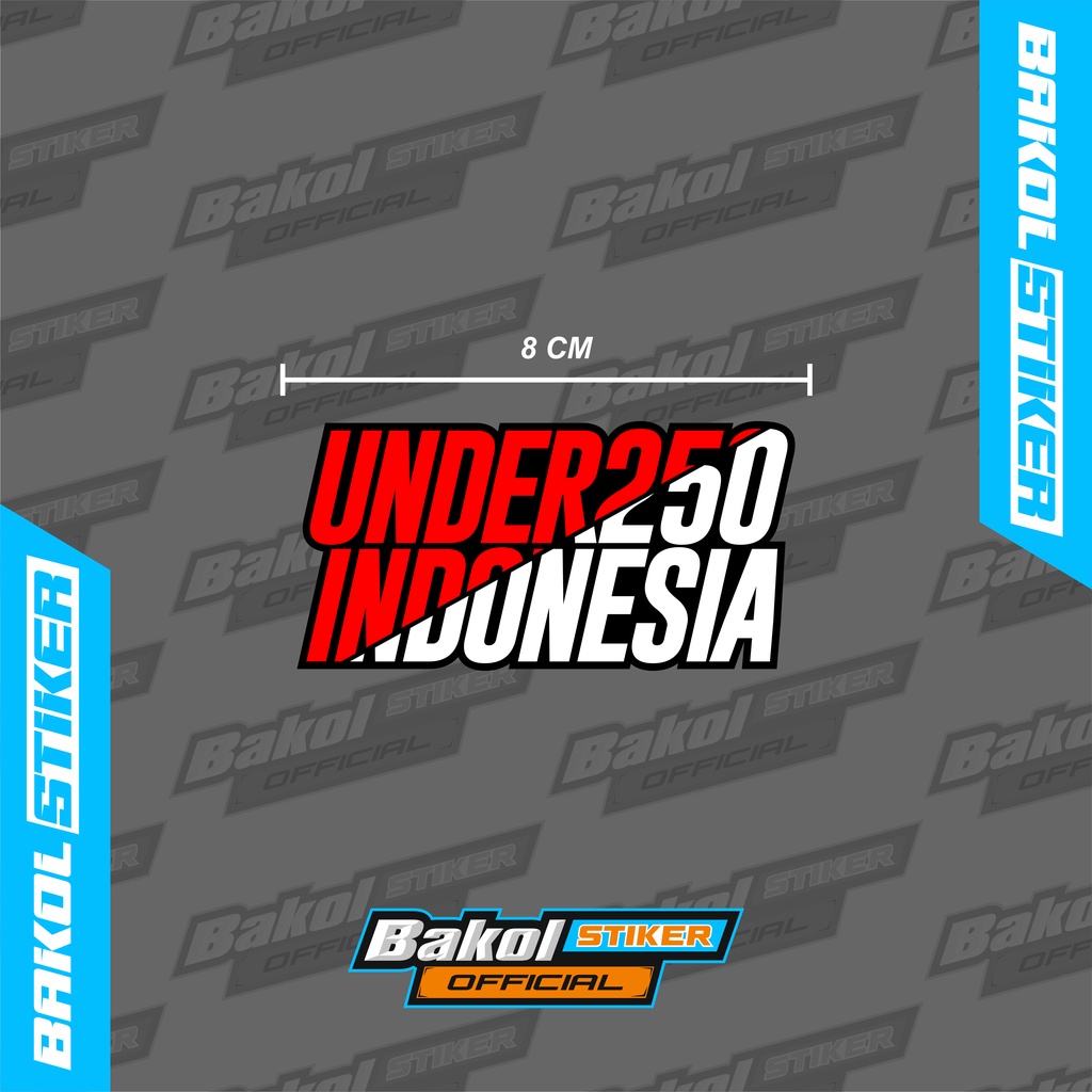 Jual STIKER CUTTING UNDER 250 INDONESIA | Shopee Indonesia