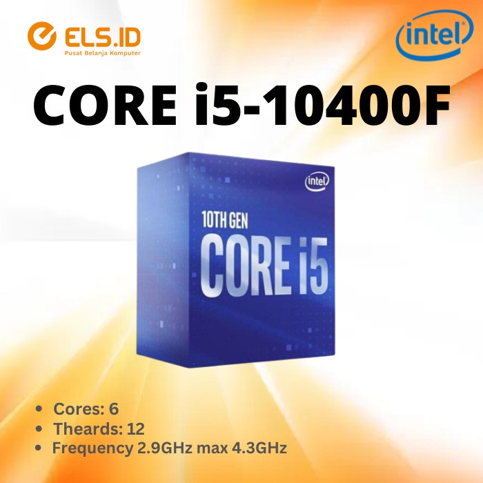 Jual Processor Intel Core i5-10400F Non GPU (BOX) | Shopee Indonesia