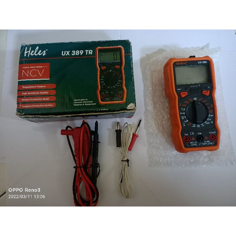 Jual AVO / multimeter digital rusak (Heles UX 389 TR) Shopee Indonesia