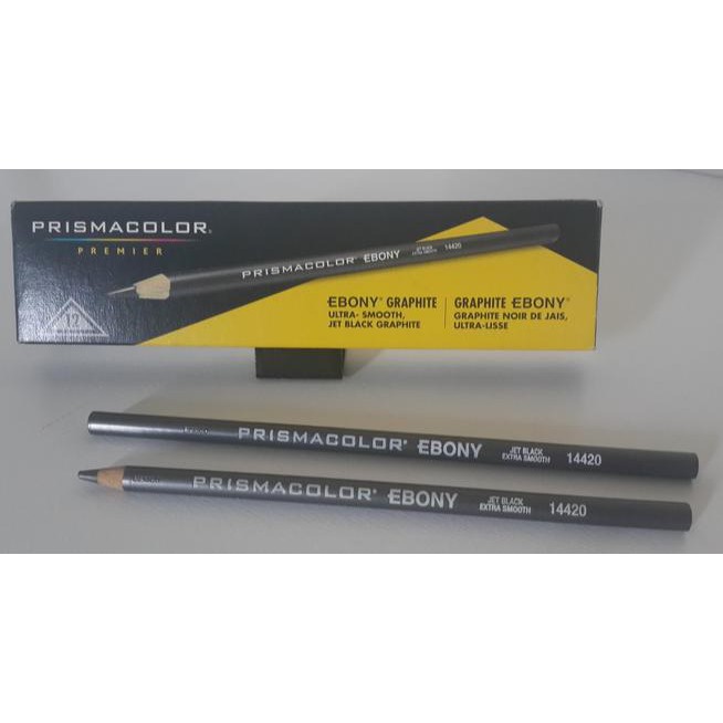 Prismacolor Ebony Jet Black Graphite Pencils