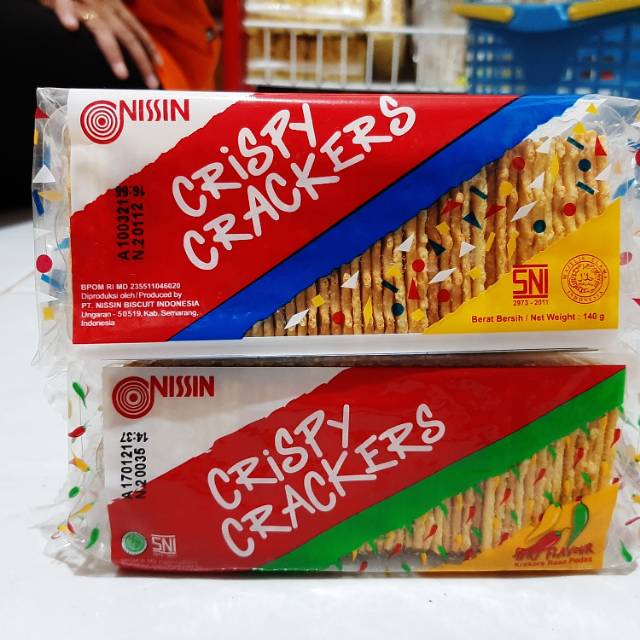 Jual NISSIN CRISPY CRACKERS 140G Shopee Indonesia