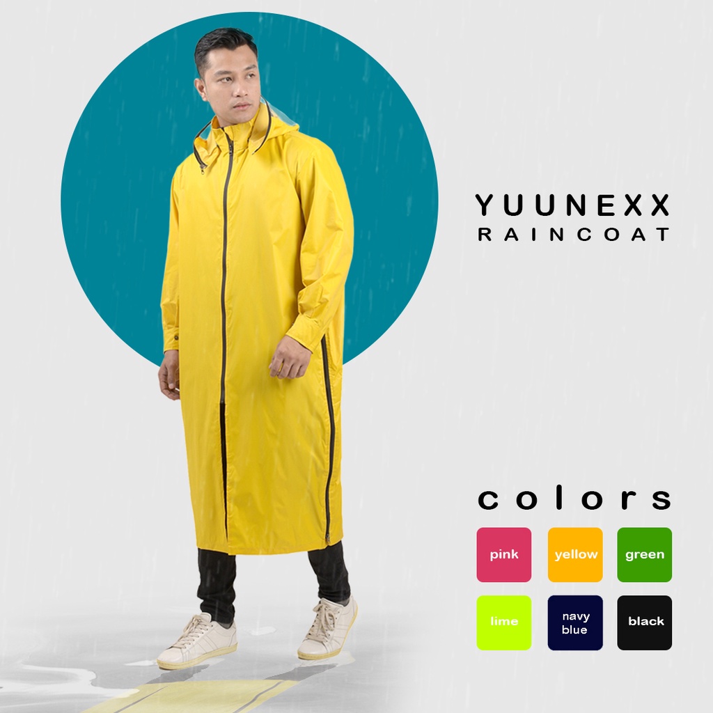 Jual RAINCOAT PREMIUM YUUNEXX UNISEX Jas Hujan Motor Original Pria dan Wanita Anti Air Serta Tahan Angin Shopee Indonesia