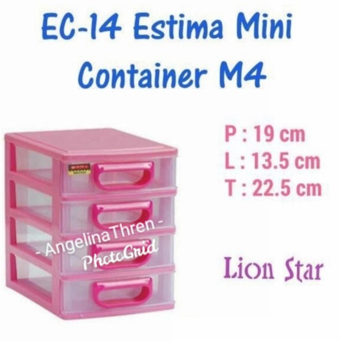 Jual Estima Mini 4 Susun - Laci Kantor 4 Susun Lionstar - Laci ...