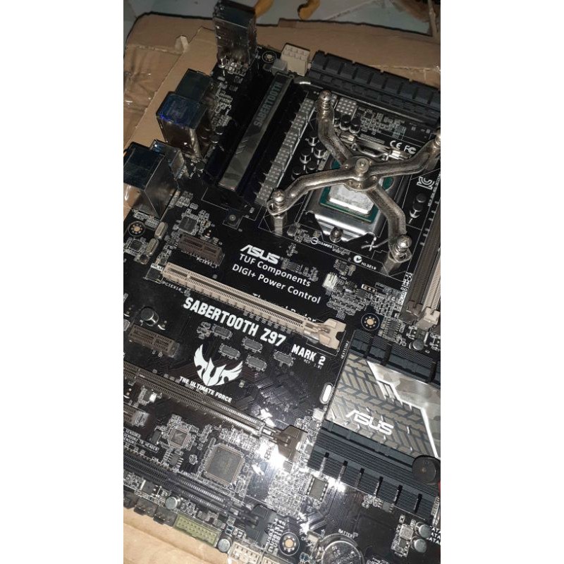 Jual Asus Sabertooth Z97 Mark 2 Haswell Refresh 1150 Motherboard Gaming