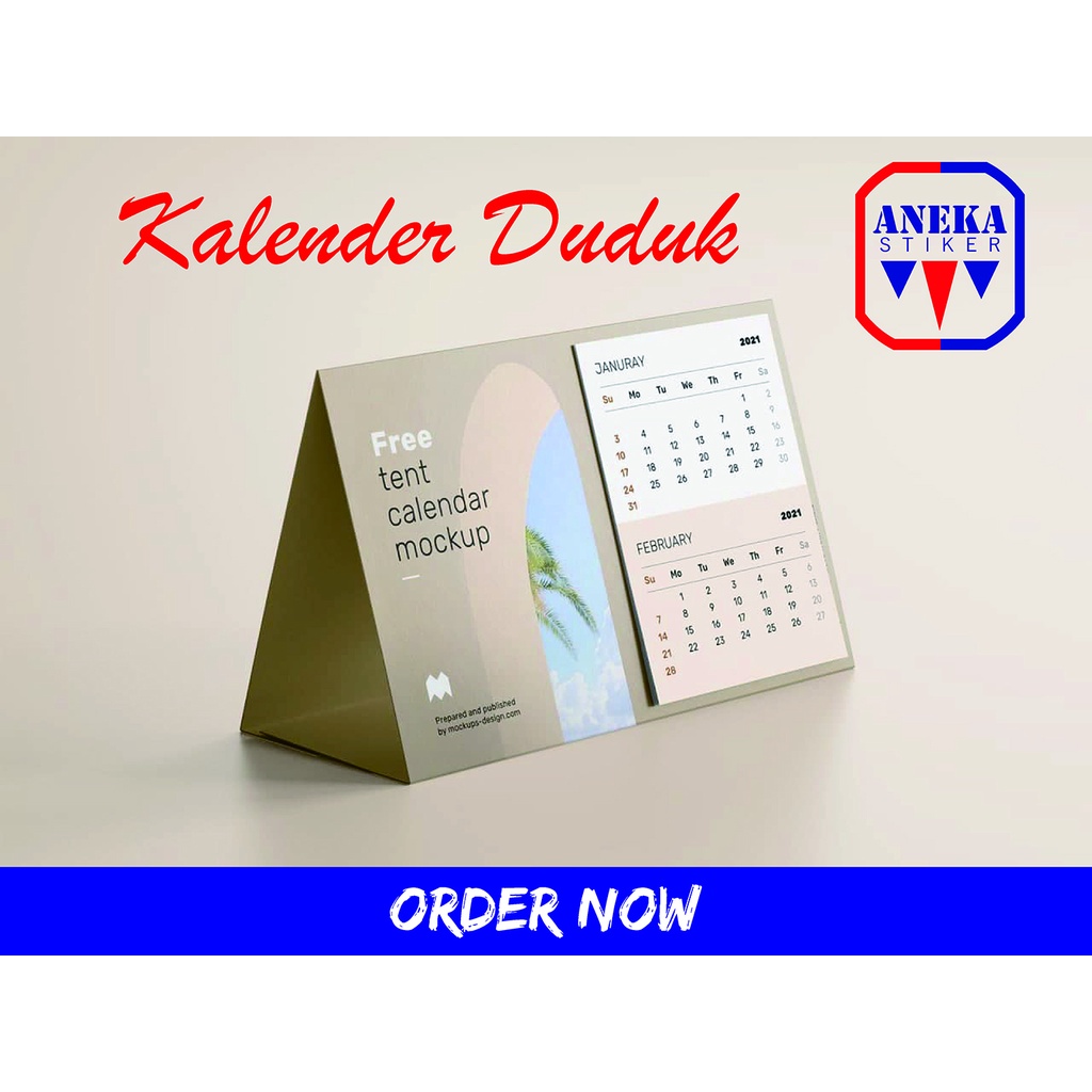 Jual Cetak Kalender Duduk Custom Murah Shopee Indonesia 