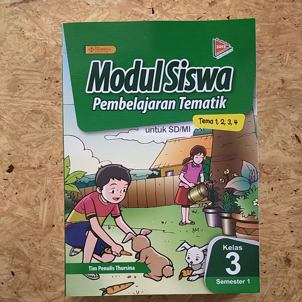 Jual Harga Satuan Buku Modul Siswa Pembelajaran Tematik K13 Kelas 1-6 ...