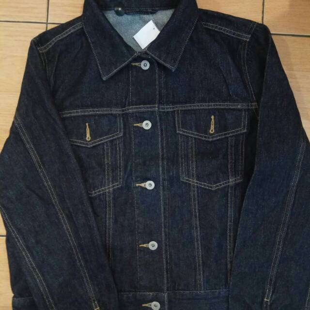 Jaket clearance denim uniqlo