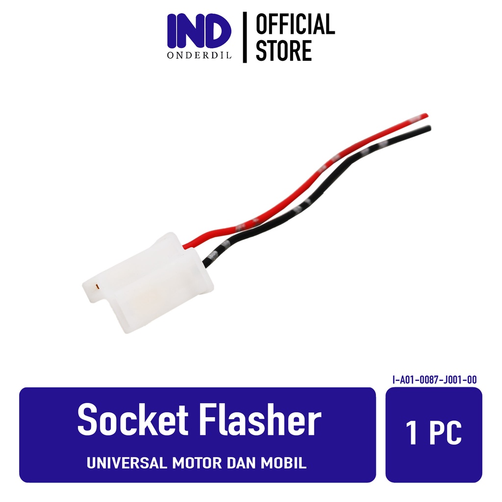 Jual IND Onderdil Socket-Soket Flasher-Flaser Sen-Sein Bintik 2 Pin ...