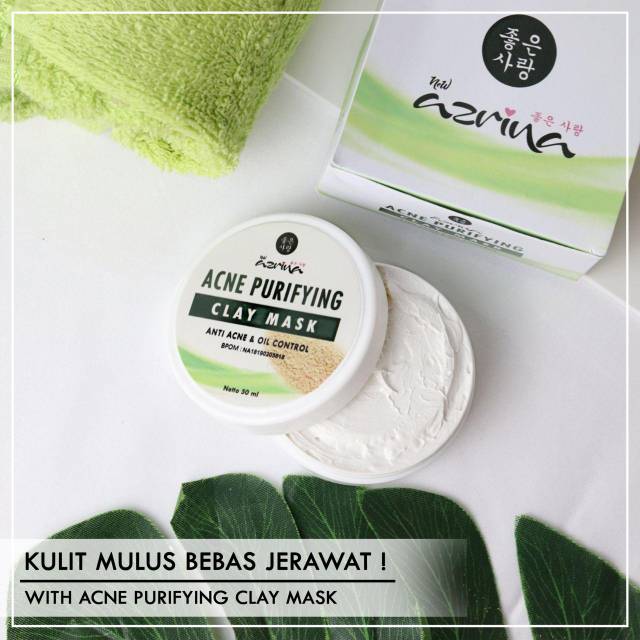 Jual Acne Purifying clay mask azrina beauty | Shopee Indonesia
