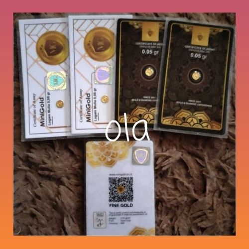 Jual Minigold Edisi Black Series 0.05 24 k Dengan Harga Terjangkau ...