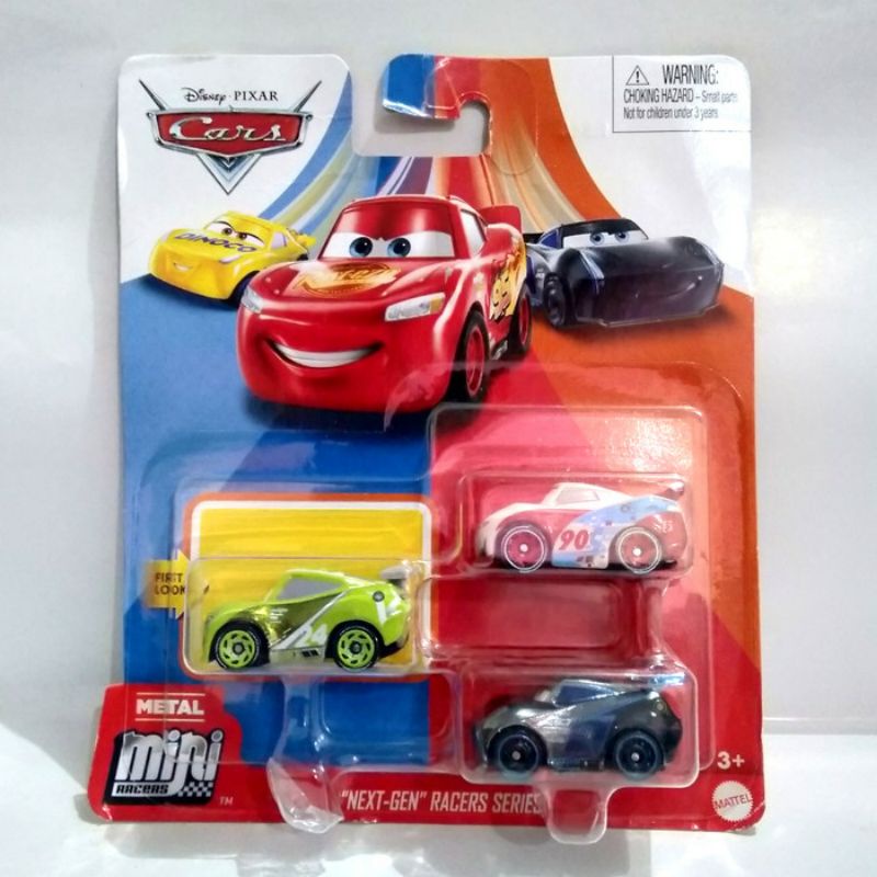 Jual Disney Pixar Mini Racers 3 Pack Chase Paul Conrev Jacson Storm Shopee Indonesia 8675