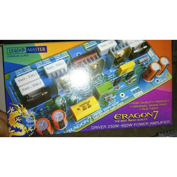 Jual Dijual ERAGON7 DRIVER 250W-600W POWER AMPLIFIER PCB FIBER