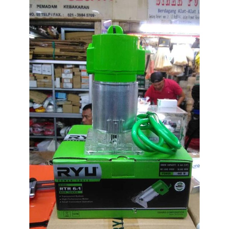 Jual MESIN ROUTER RYU RTR 6-1 / TRIMMER RYU RTR 6-1 / MESIN PROFIL RYU ...