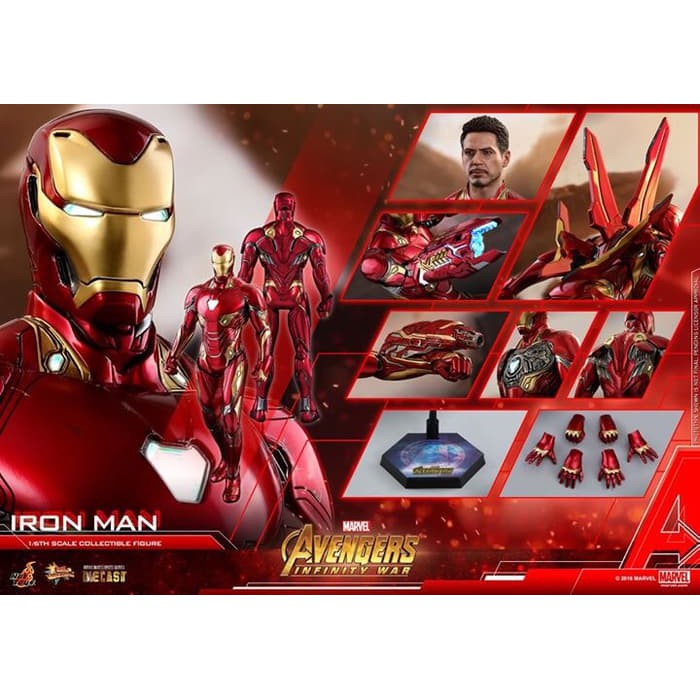 Jual Hot Toys MMS 473 D23 Infinity War Iron Man Mark 50 / MARK L
