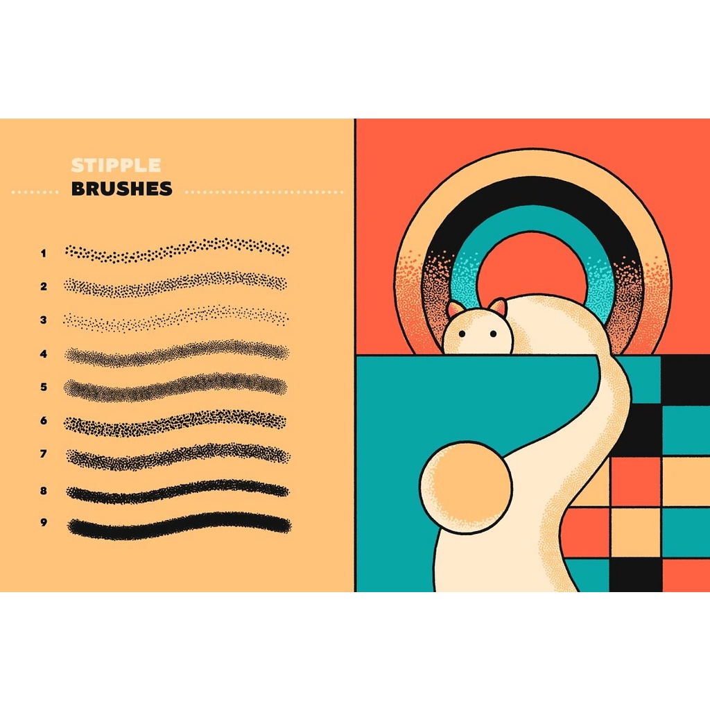 Jual Procreate Brush - Eclectica Stipple Brushes Studio | Shopee Indonesia