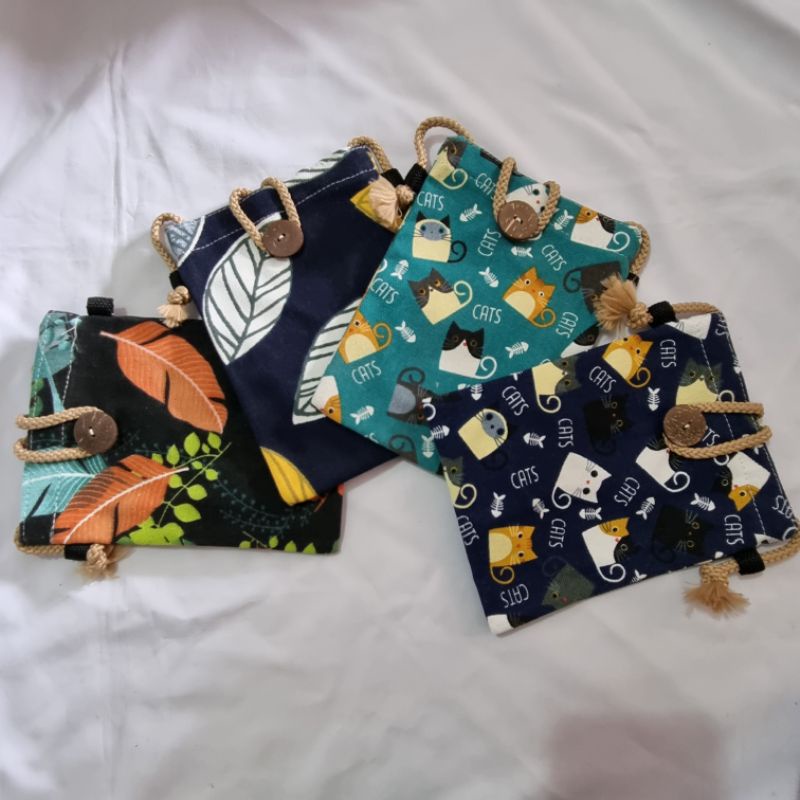Jual Tas selempang wanita/ Tas Hp selempang goni/ Tas hp selempang