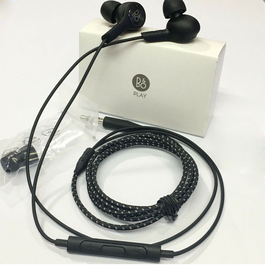 HEADSET EARPHONE LG B O V30 V35 V40 V50 V60 THINQ BANG OLUFSEN PREMIUM BLACK ORIGINAL