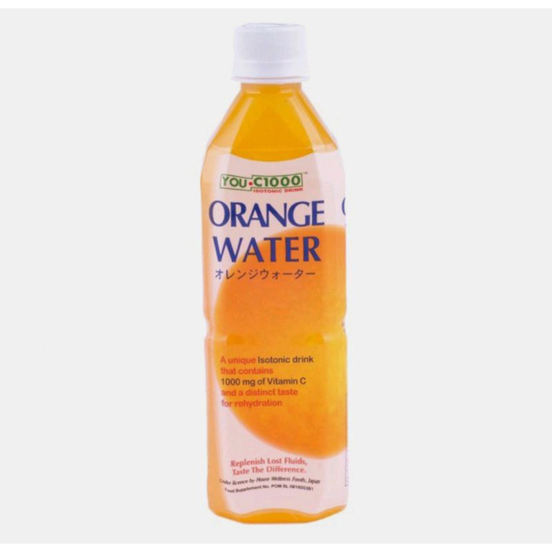 Jual You c 1000 Isotonik Orange / Lemon Water 500ml / japan / Vitamin ...