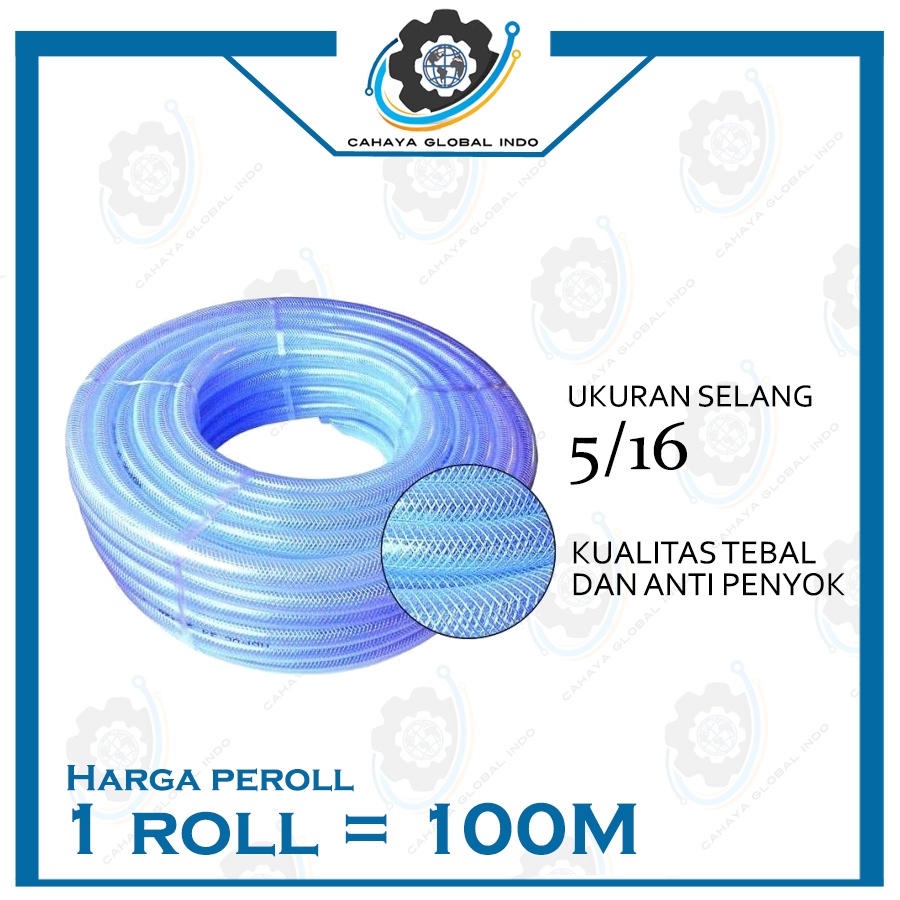 Jual Selang Benang 5/16" 100M (1rol) Murah Cocok Untuk Rakit Pompa Dc ...