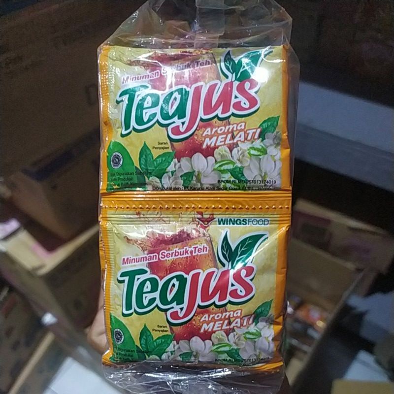 Jual Tea Jus Minuman Serbuk Teh Renceng Isi 10 Saset Shopee Indonesia 1952