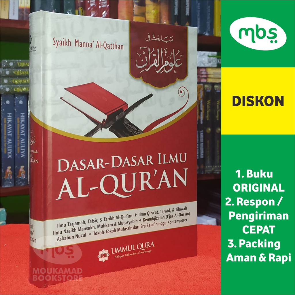 Jual BUKU DASAR-DASAR ILMU AL-QURAN - Syaikh Manna Al-Qatthan | Shopee ...