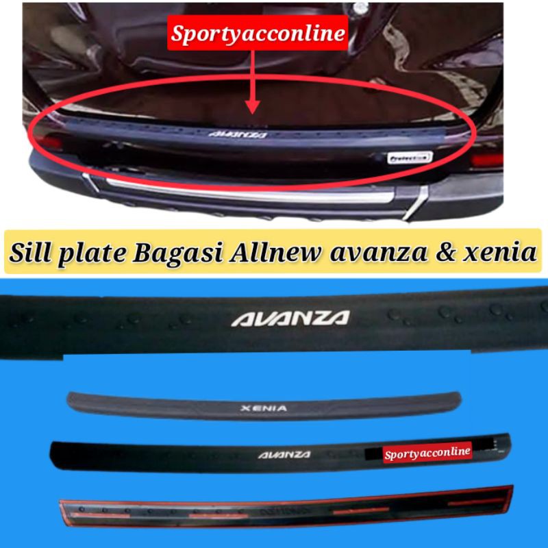 Jual sill plate bagasi sill plate belakang allnew avanza xenia 2012