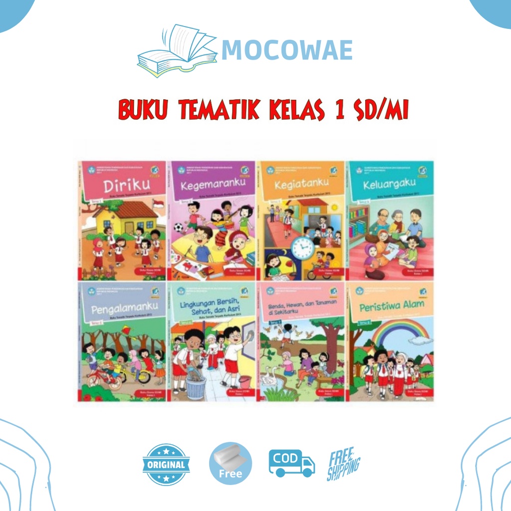 Jual Buku Tematik Kelas 1 Sd Mi Buku Siswa Kelas 1 Sd Mi Buku Tematik