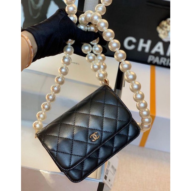 Chanel Mozaic Pearl Sling Bag Import