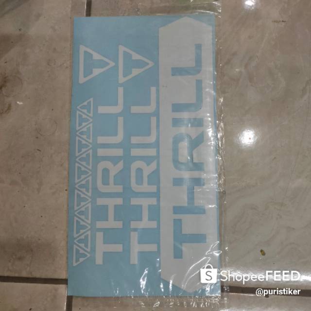 Jual Stiker sepeda frame set Thrill cutting sticker | Shopee Indonesia