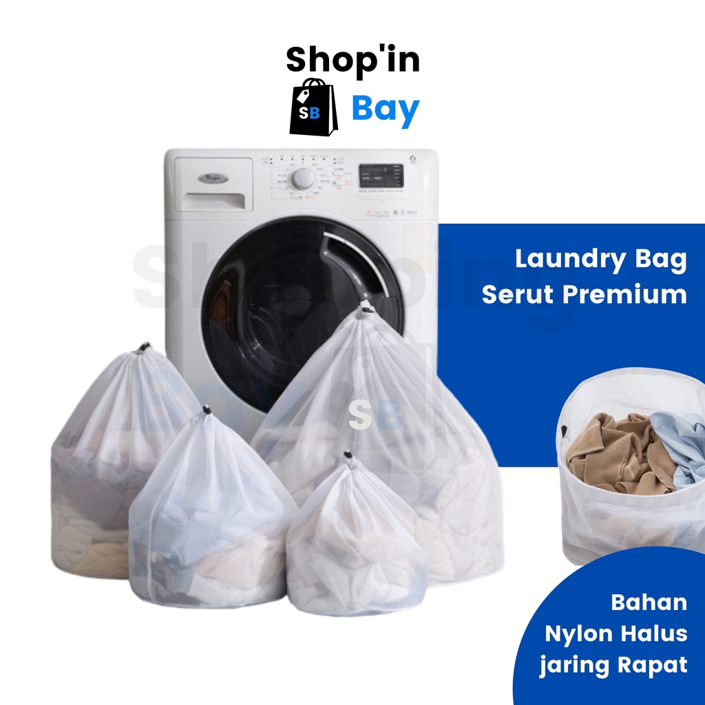 Jual Laundry Bag Serut Laundry Net Serut Kantong Jaring Bra Jaring