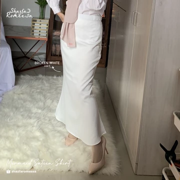 Mermaid Sateen Skirt Exclusive Rok Satin BISA CUSTOM UKURAN DAN FURING