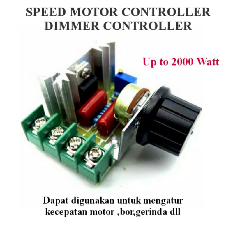 Jual Pengatur kecepatan Motor Dimmer speed Controller mesin Bor gerinda kipas dll Shopee Indonesia