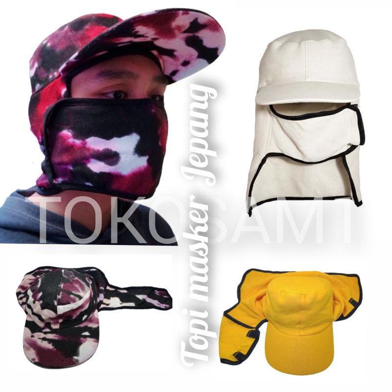 Jual Topi Jepang Loreng Topi Jepang Loreng Premium Topi Jepang Masker ...