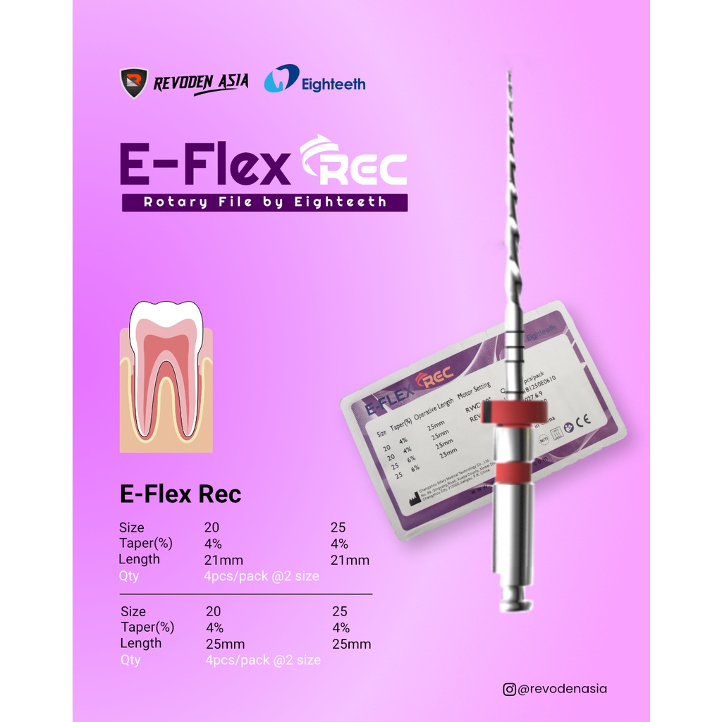 Jual (PAKET HEMAT) FILE ROTARY E-FLEX BY EIGHTEETH - REVODEN ASIA ...