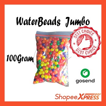 Jual Bola Rendam Orbeez Water Beads Besar Jumbo 100g/Mainan Edukatif ...