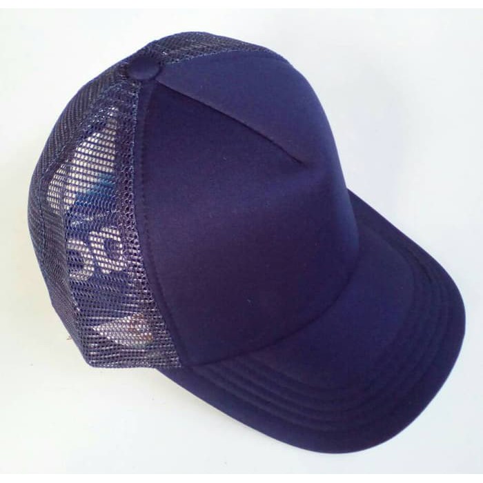 Jual TOPI TRUCKER POLOS | TOPI JARING DISRO POLOS CASUAL | Shopee Indonesia