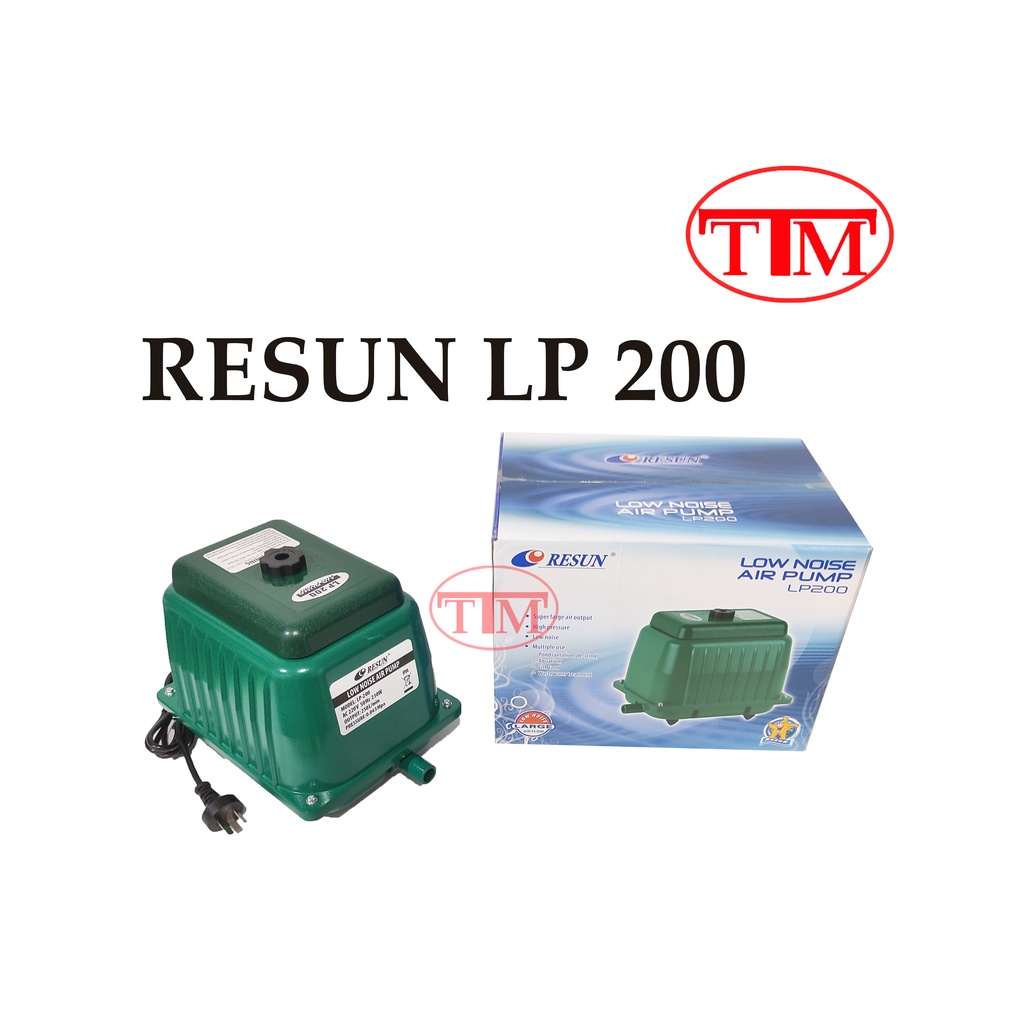 Jual RESUN LP 200 POMPA UDARA BLOWER LOW NOISE ORIGINAL RESUN AERATOR KOLAM KOI Shopee Indonesia